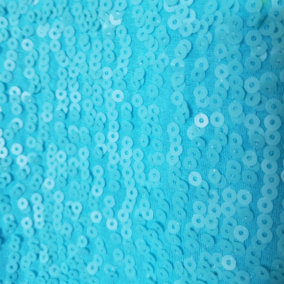 Blue Razor Sequin Tank Top - Picture 4 of 4